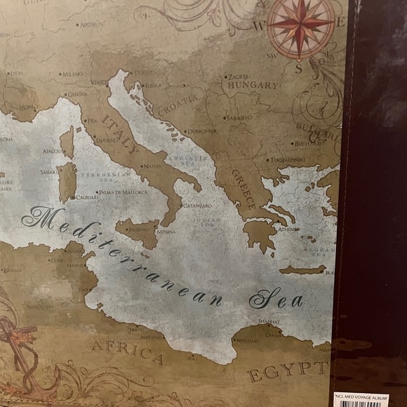 Mediterranean Cruise Scrapbook Album 12x12 –  Cruise Travel Memory Book – New - Picture 11 of 14